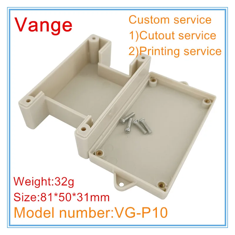 Vange PLC PCB-Anschlussdose 81 * 50 * 31 mm Projektbox aus ABS-Kunststoff