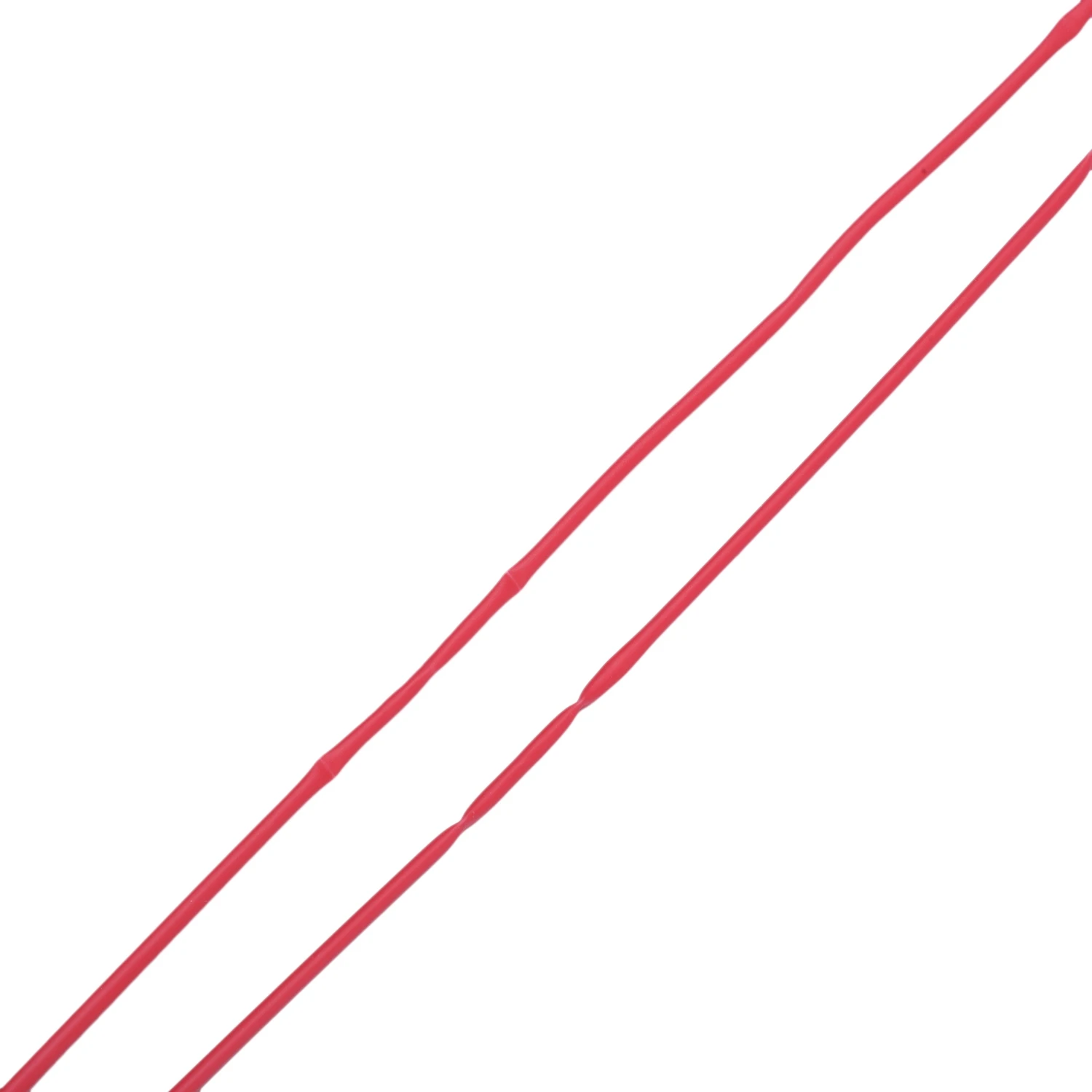 【A03R】 Wire Wrap 1mm Dia Red Heat Shrinkable Tube Shrink Tubing 4 Meters