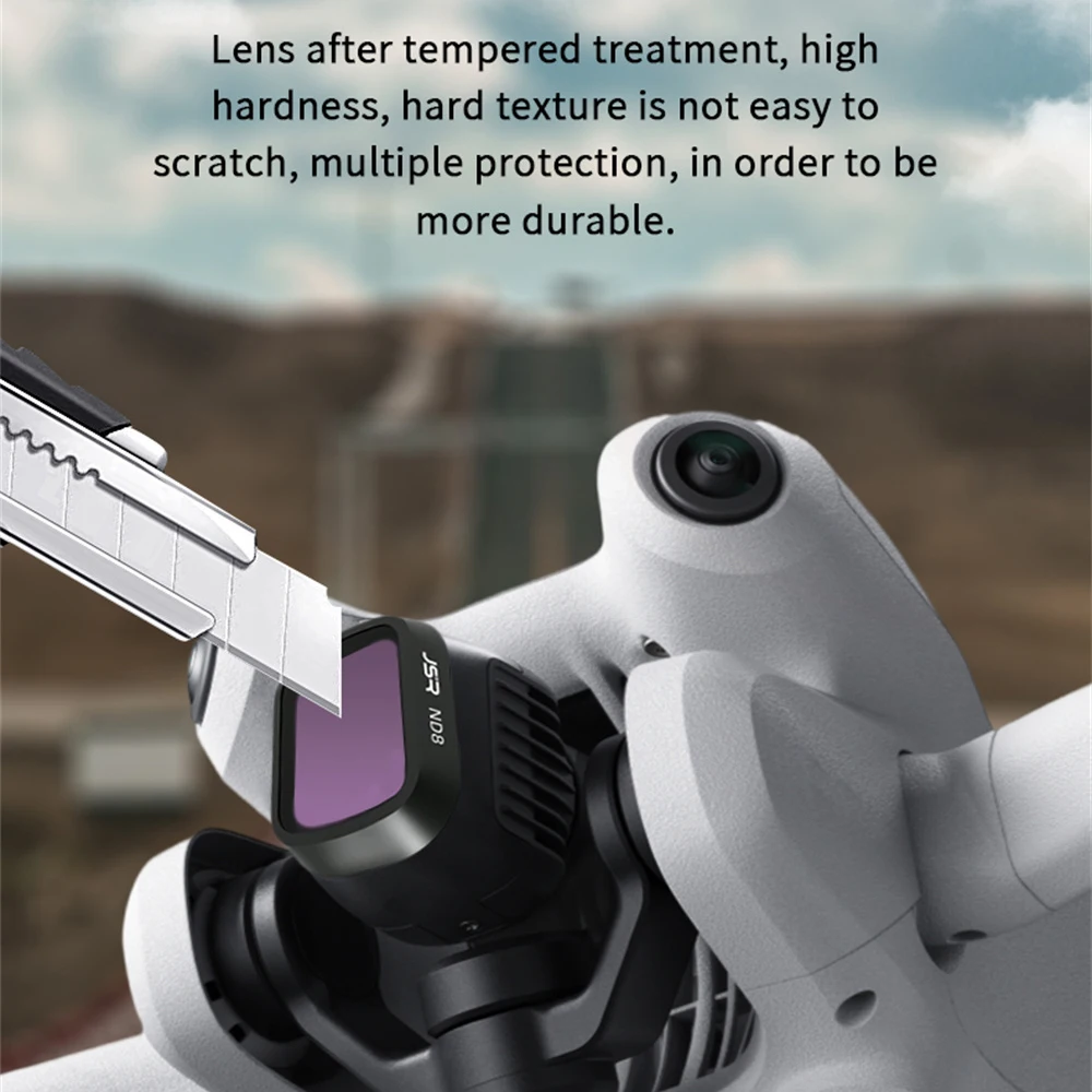 DJI Mini 4 Pro الطائرة بدون طيار الملحقات ، عدسة حامي عدة ، الأشعة فوق البنفسجية القطبية CPL NDPL ND4 ND8 ND16/32 ND1000 ND256 ليلة ، 3 4 6 قطعة مجموعة