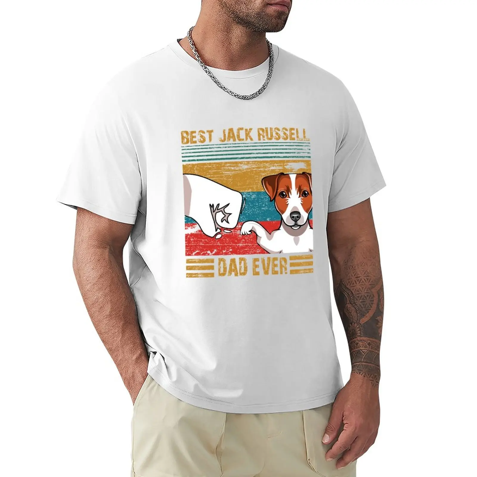 BestJACK RUSSELL Dad Ever T-Shirt - Vintage BestJACK RUSSELL Dad Ever Bump T-Shirt - Best JACK RUSSELL Dad Ever BumpFath T-Shirt