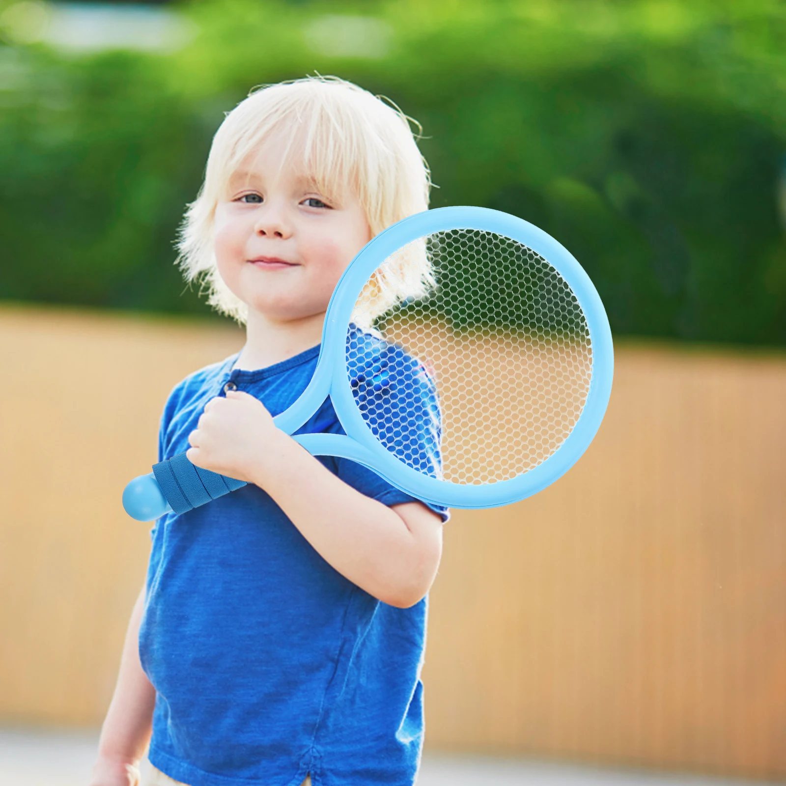 

2 Pcs Tennis Racket Sport for Kids Small Racquet Sports Toys Scalable Badminton Prop Children