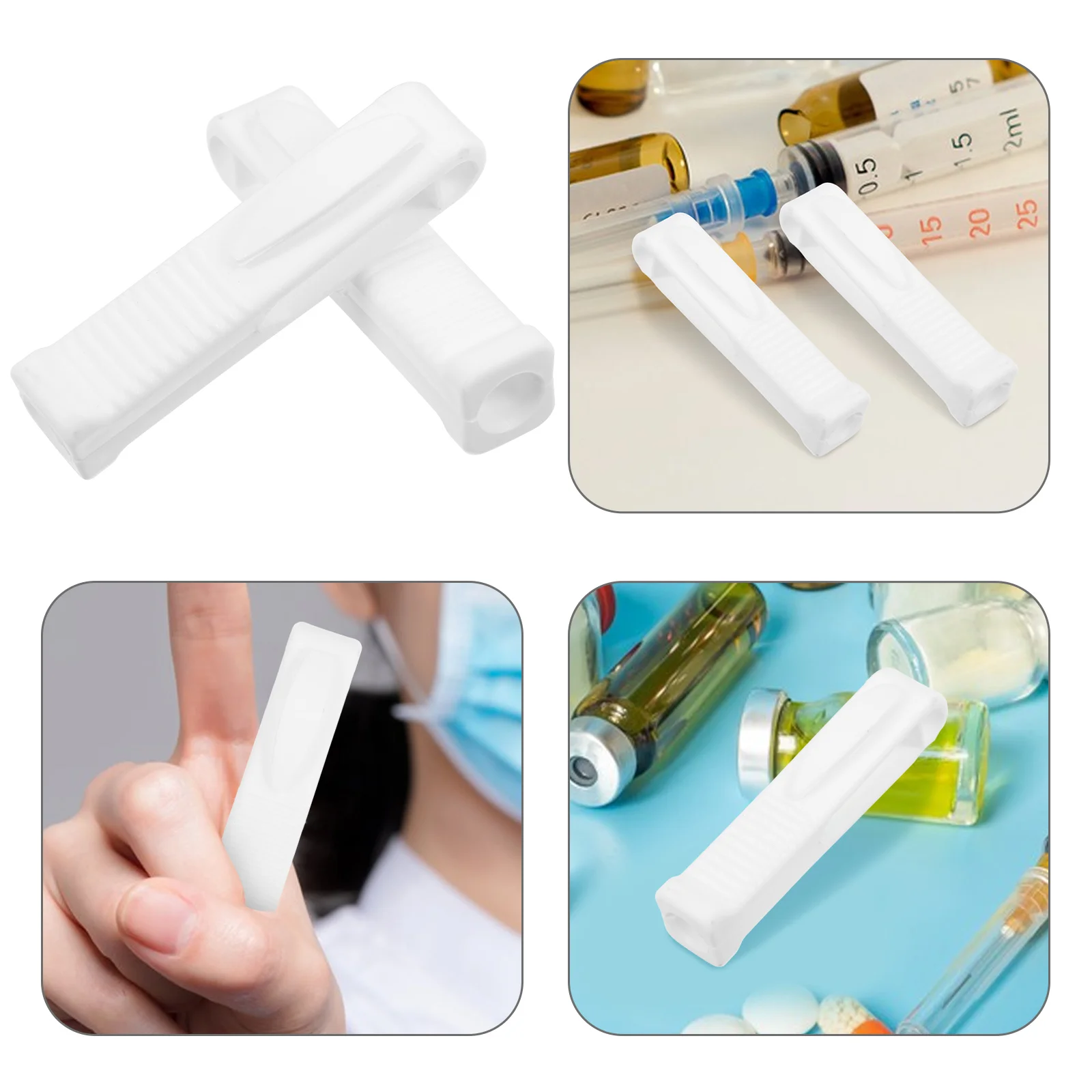 

2 Pcs Ampoule Opener Vial Decapper Can Manual Bottle Openers Abs Small Nurse