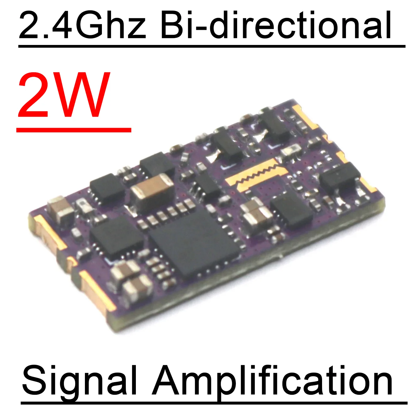 Amplificador de Potência 2w Bi-direcional Módulo de Amplificação de Sinal Booster Router Wifi Zigbee Receptor Transmissor Gsm2624 2.4g rf