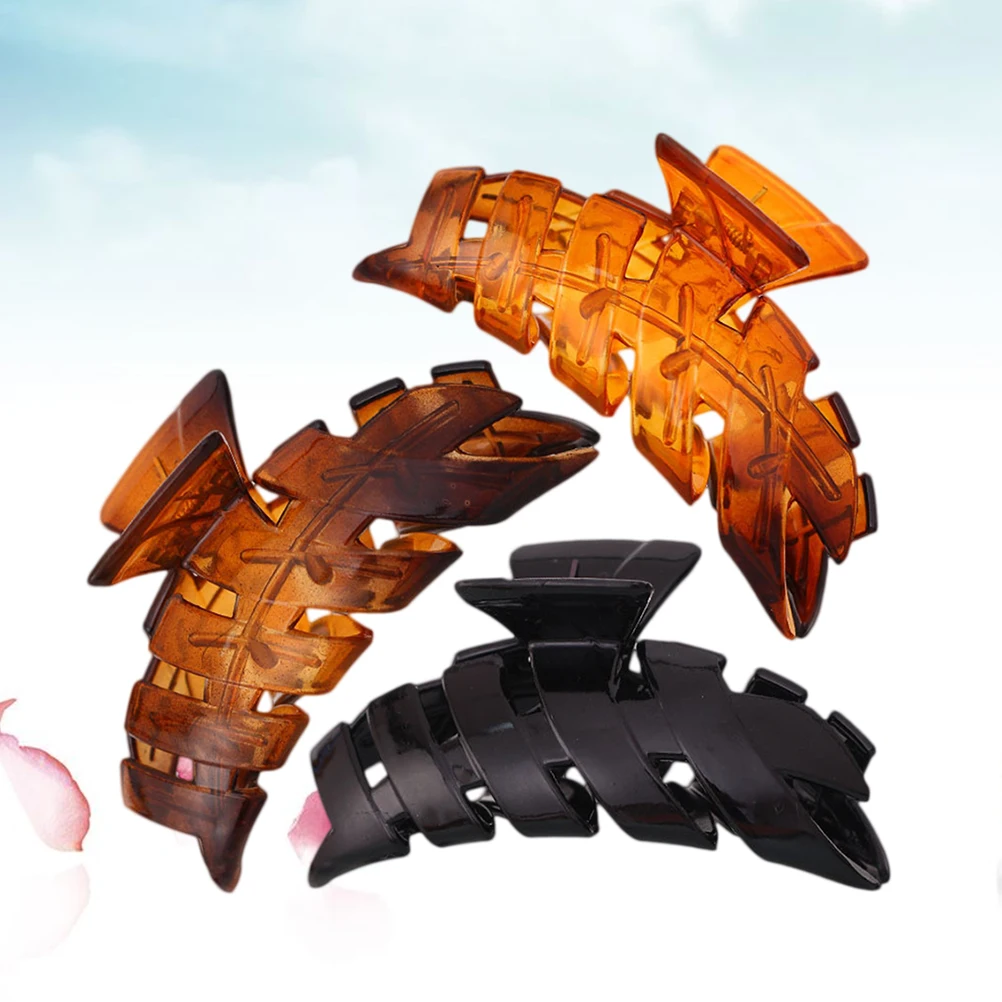 

6 Pcs Hair Clip Claws for Thick Women Clips Hairpin Large Clamp Impact-resistant