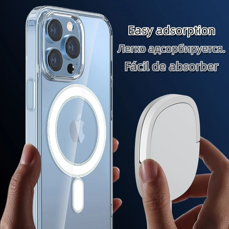 Funda magnética Magsafe para iPhone 13 Pro Max iPhone 12 Mini borde recto 11 carga inalámbrica X 3
