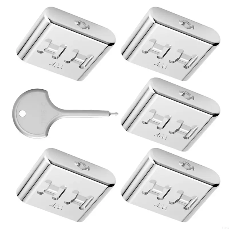 قفل أمان منفذ CORA من النوع C، حاجز مادي معدني، حاصرات منفذ USB C، قفل حماية البيانات من النوع C لأجهزة الكمبيوتر المحمولة