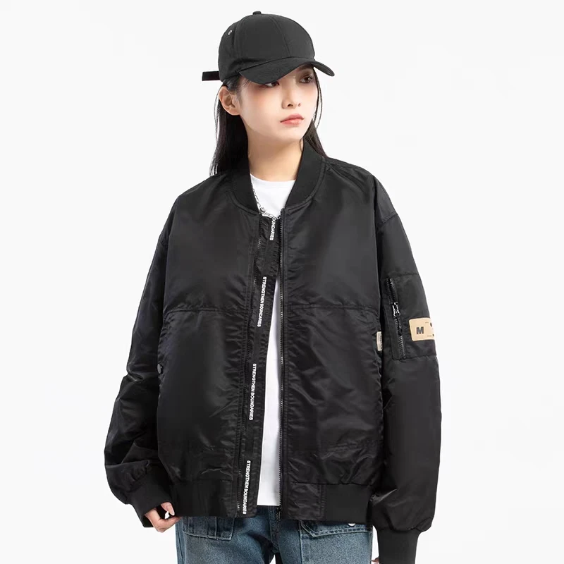 

EiAO Windbreaker Men Women American Aviator Style Waterproof Windproof Baseball Jackets Multi-Pocket Casual for Outdoor Sports