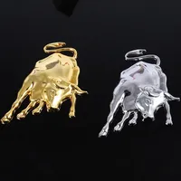 Universal Metal Stainless Animal Car Accessories Badge Fight Bull Fly Horse for Ferrari Lamborghini Emblem 3D Sticker Decoration