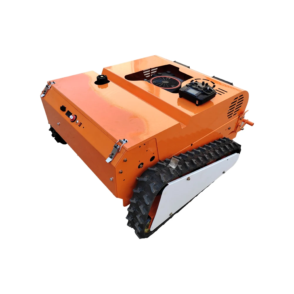 Multifunctional Remote Control Crawler Lawn Mower,Small Lawn Mower For Wasteland Mower On Road Slope