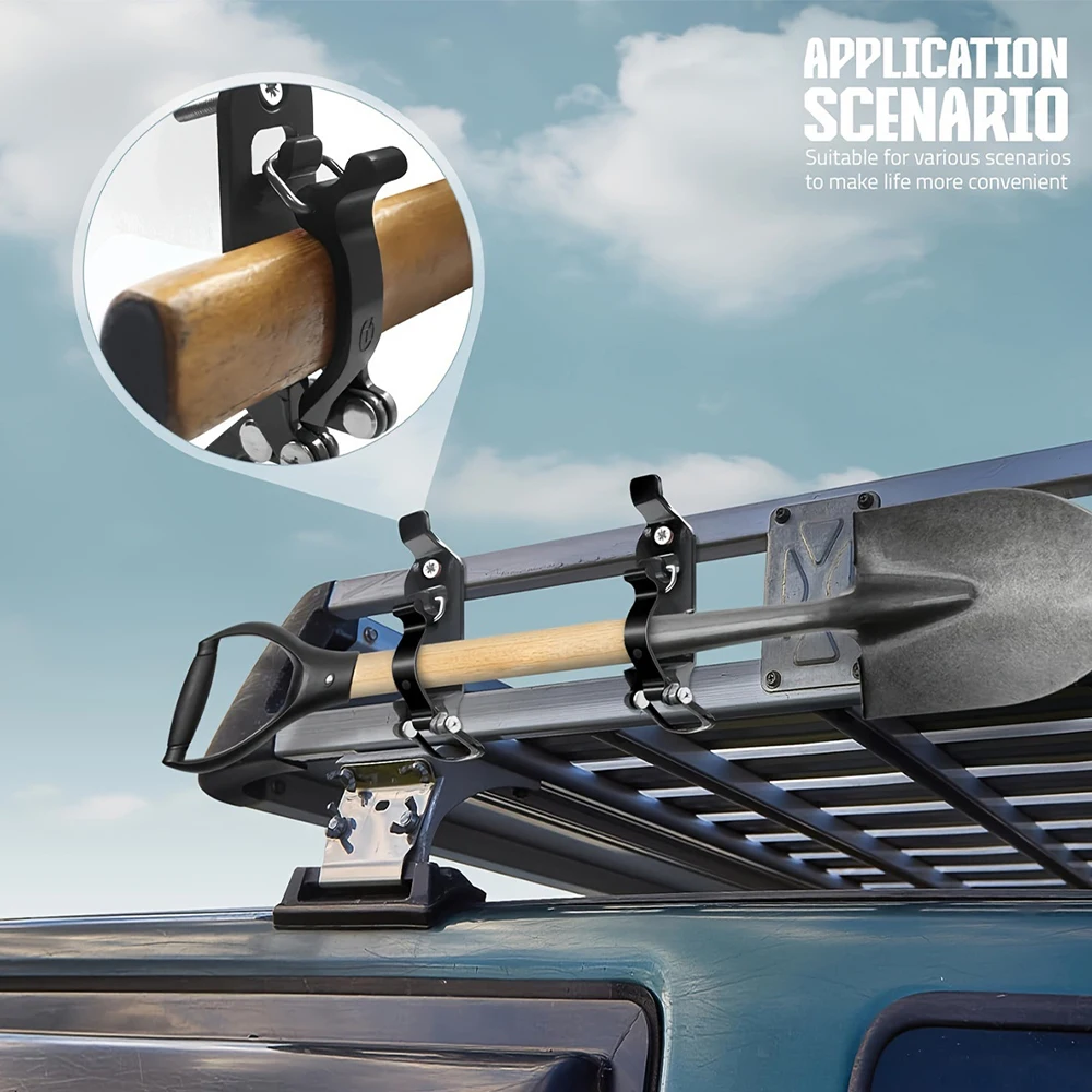 Werkzeuge Befestigungs Halterung Wand Montage Halterung Schaufel Axt Quick Release Clamp Schaufel Halterung für Auto RV Boot Hause Zubehör – Detail 4