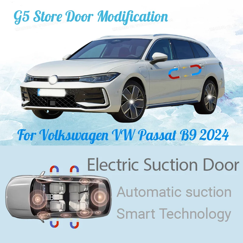 

For Volkswagen VW Passat B9 2024 Car Electric Suction Door Power-assisted Closing Door Soft-close Function