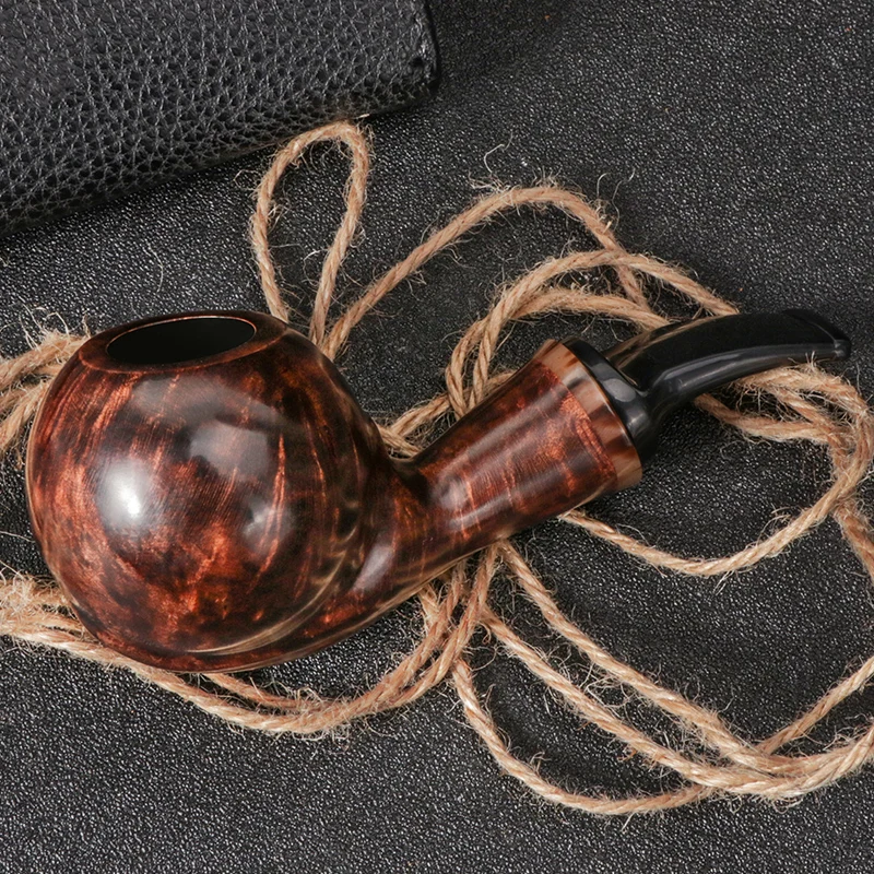 Classic Bent Briar Smoking Pipe Free Tools Gift Randomly 9mm Filter Tobacco Pipe Many Choice Briar Wood Pipe Accessory