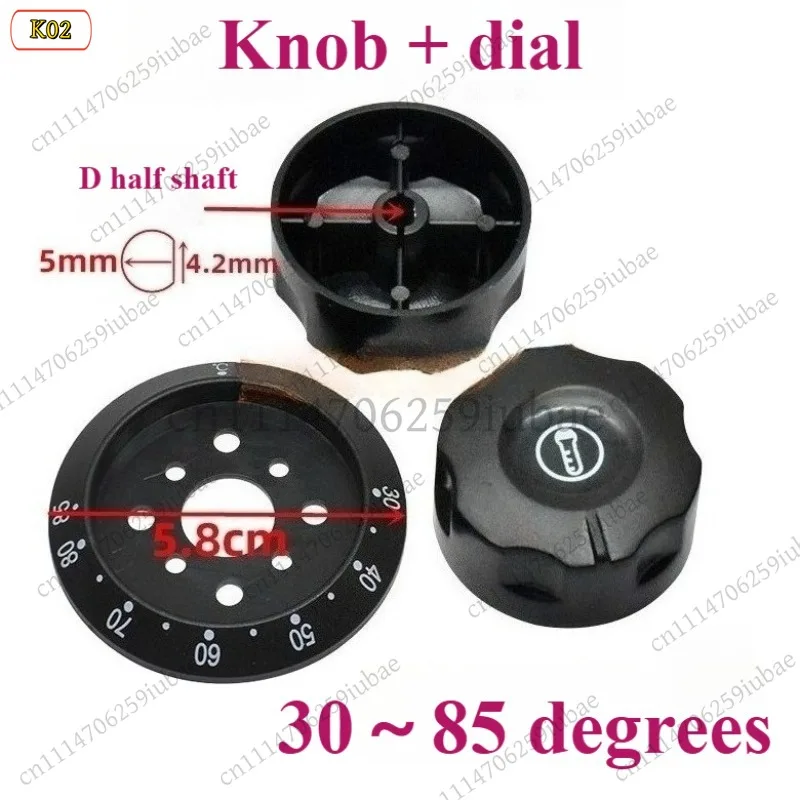 FC_ Thermostat Switch Knob Lid Parts For Sausage Baking Machine Electric Cake Pan Fryer Universal Replacement Accessories