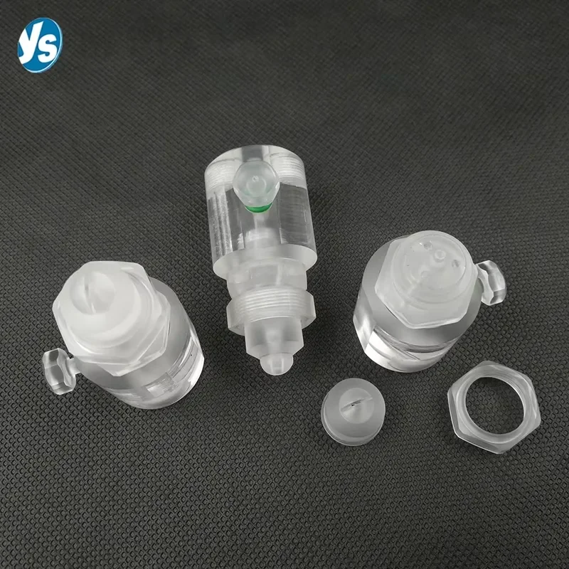 Premium Transparent Acrylic Air Atomizing Nozzle Two Fluid Misting Nozzle for Visual Atomization Observation Experiment Work