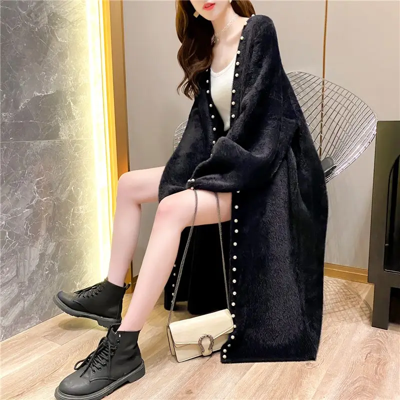 

Sweaters Jumpers Cardigans Womens Alt Textured Thread Handmade Button Regular LeopardCottage Vintage Sweet Pretty Fashion Daily