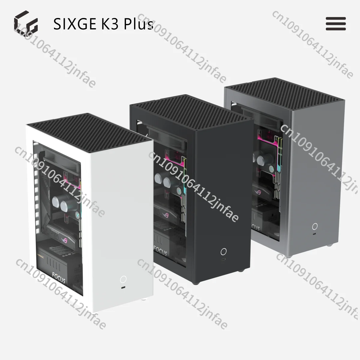 

[Version 3.0] SIXGE K3Plus chassis SFX mini ITX water cooled A4 GHOST S1 six pigeons