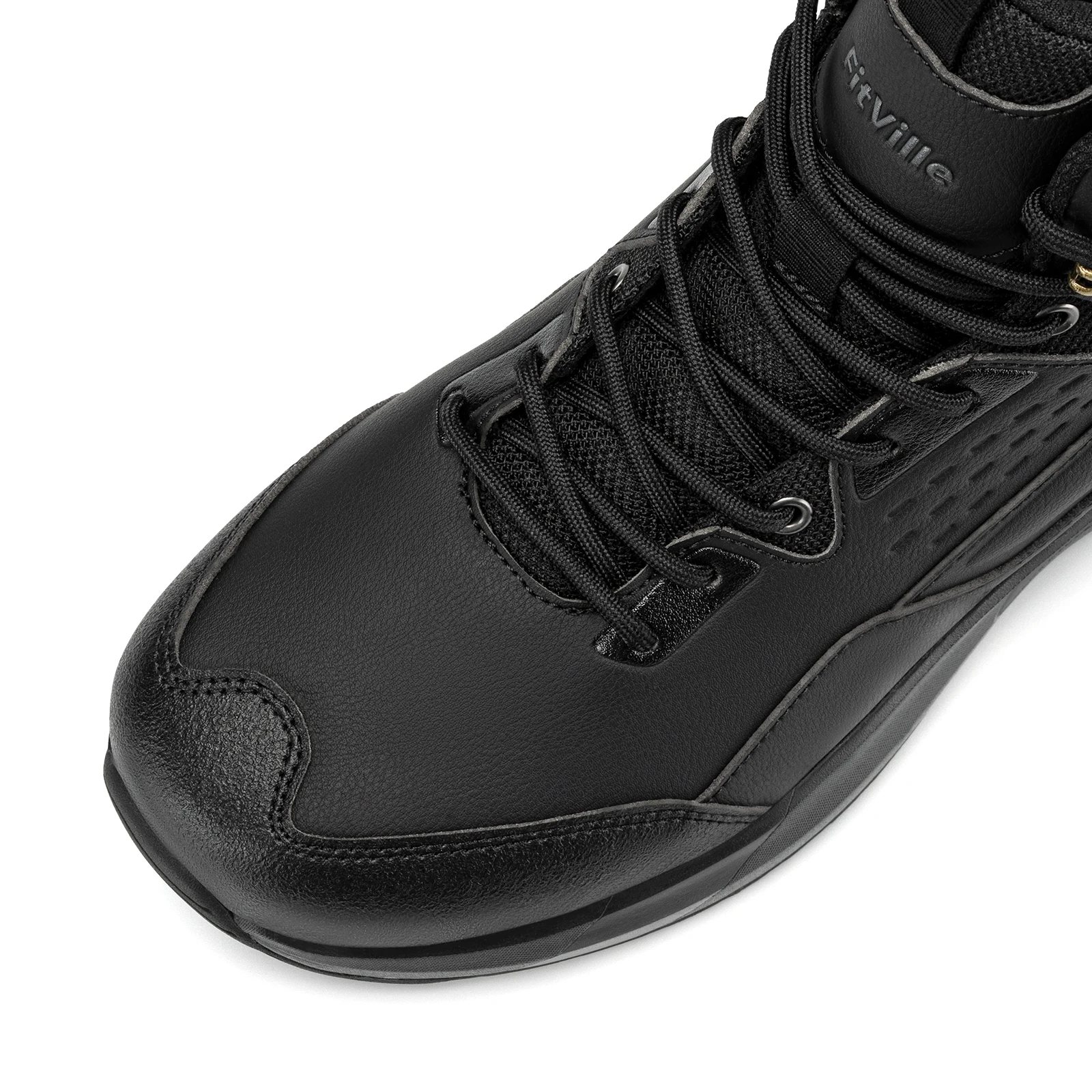 Fittington أحذية المشي للرجل الكاحل أحذية التنزه منتصف العجل الأحذية الدانتيل يصل Ventilat دعم عدم الانزلاق الرحلات في الهواء الطلق الأحذية