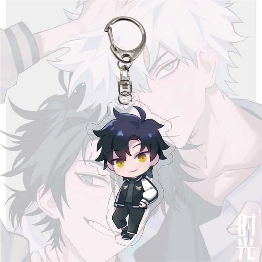 6CM Anime Link Click Shiguang Daili Ren Cosplay Key Chain Cheng Xiaoshi Lu Guang Acrylic Figure Pendant Keychain Fans Gift