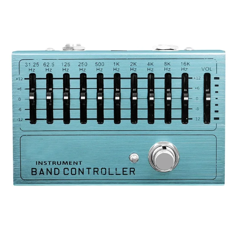 Controller Equalizer 10 Band Eq Pedal Independent Output Volume Adjustment Single-block Effect Pedal