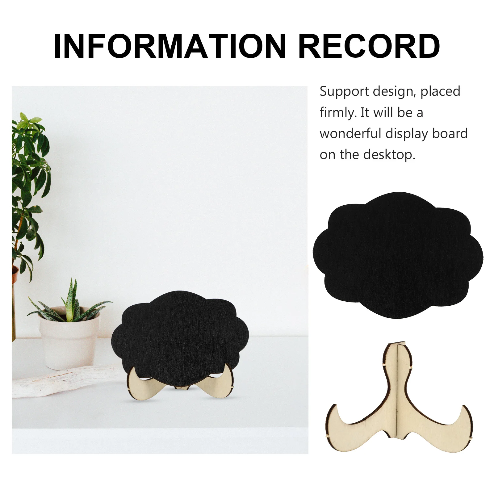 Mini Blackboard Signs 10 Sets Wooden Chalkboards Desktop Display Table St Compact Design Suitable Christmas Weddings Kids Crafts