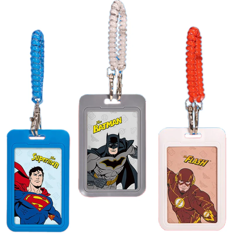 BeastKingdom Superman Batman The Flash Personalized Cartoon Meal Card Holder Creative Movie Peripheral Student Card Protector