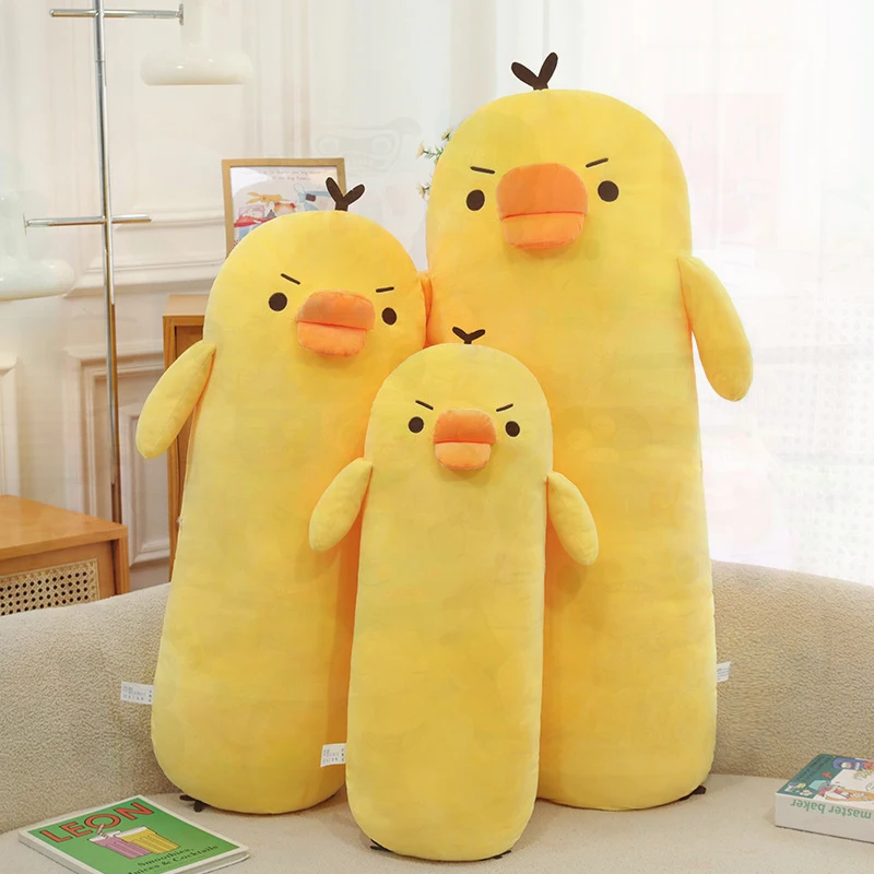 Adorable Nostril Chicken Plush Toy for Kids Birthday Xmas Gift Soft Cuddly Pillow with Legs Ideal for Bedtime Snuggles and
