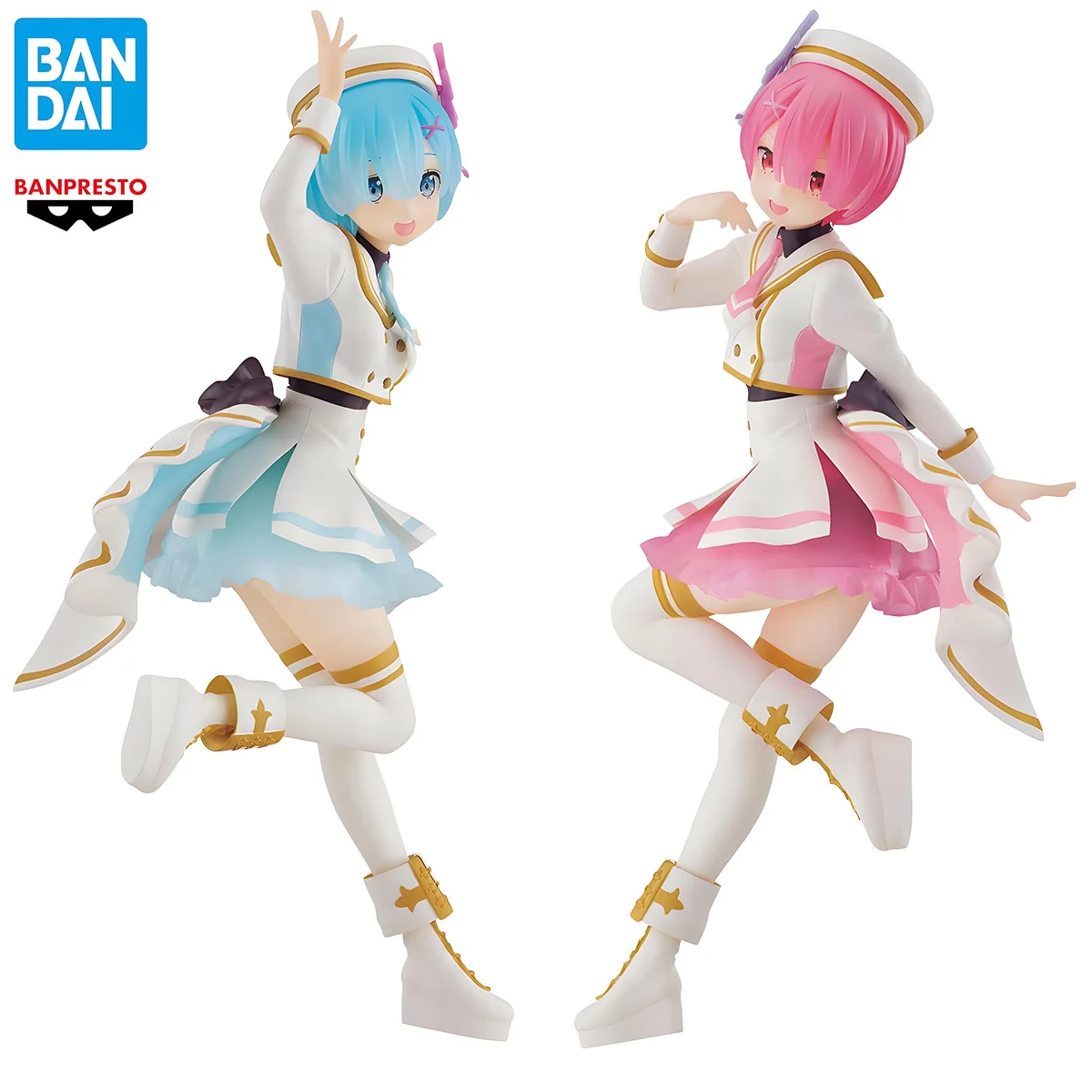 

В наличии Bandai Banpresto Anime ESPRESTO Re: ZERO - Starting Life in Another World Rem Ram Фигурка Модель Коллекционные игрушки