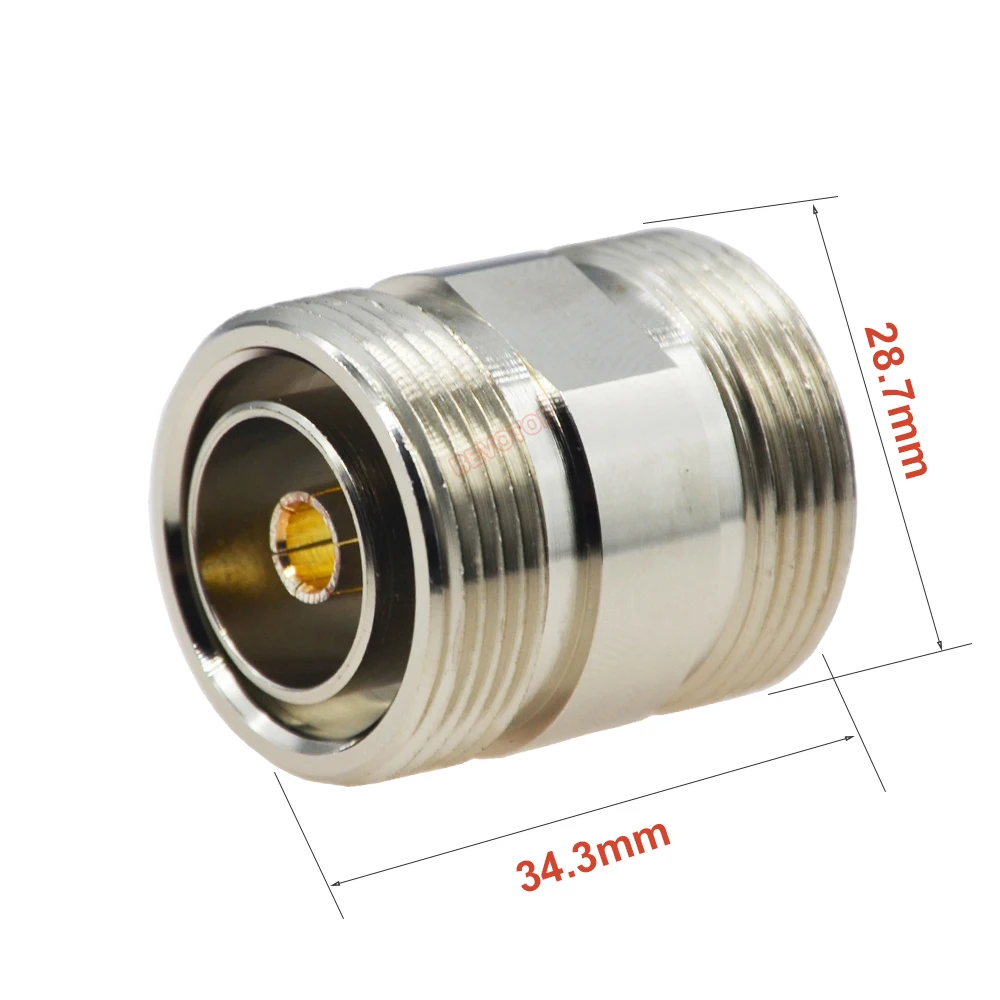 BEVOTOP L29 7/16 DIN Adapter DIN Female to DIN Female Convertor Straight Type RF Coaxial Adapter High Quality Copper Matetial