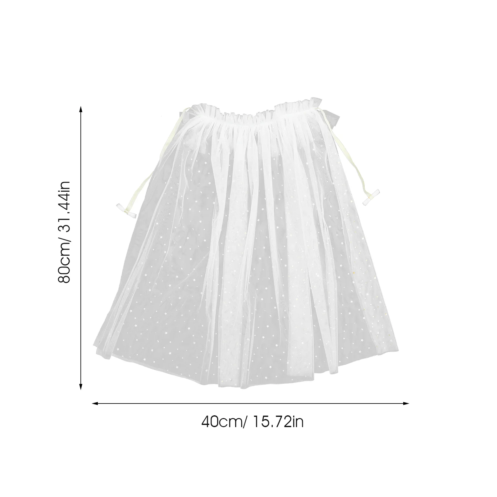 Costume de flocon de neige Everak pour enfants, capes de fête en polyester, vêtements pour bébés