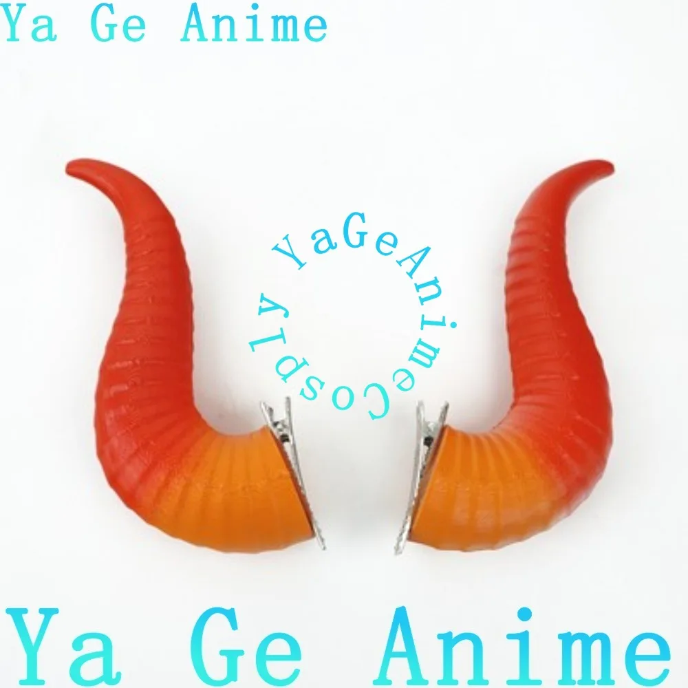 ياماتو شعر مستعار تأثيري متعدد الألوان التدرج مع زخرفة الشعر ألعاب أنيمي هالوين كرنفال حفلة الشعر الاصطناعية مقاومة للحرارة