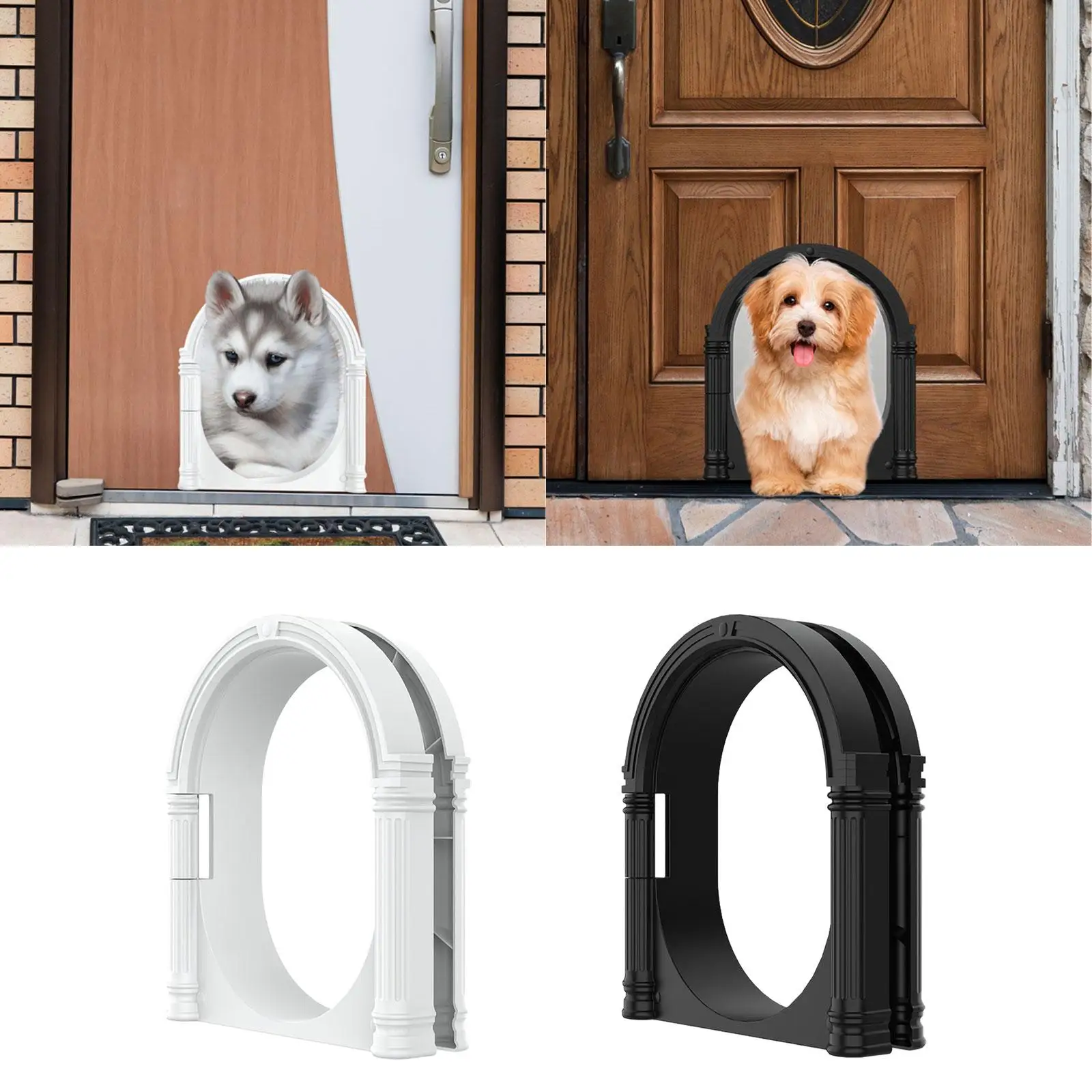 Cat Door without Flap Pet Supplies Cat Corridor for Backyard Garden Outdoor