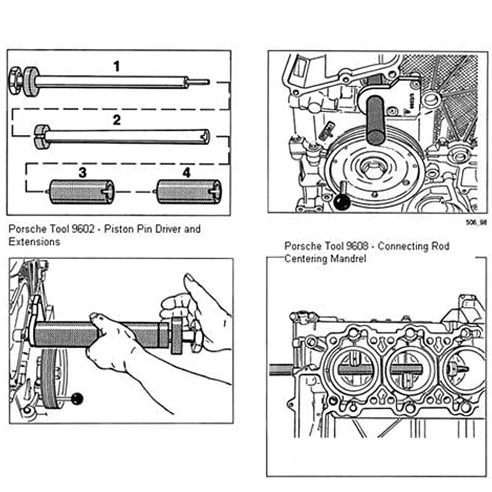 Engine Timing Cam Camshaft Tool Kit For Porsche 911/Boxster 996/997/987/986