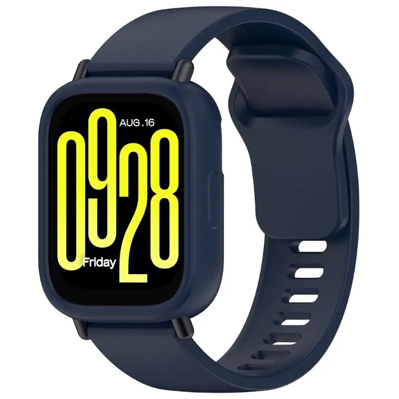 652F Capa silicone macio capa protetora para modelos relógio inteligente 5 Active/5 Lite à prova choque fácil