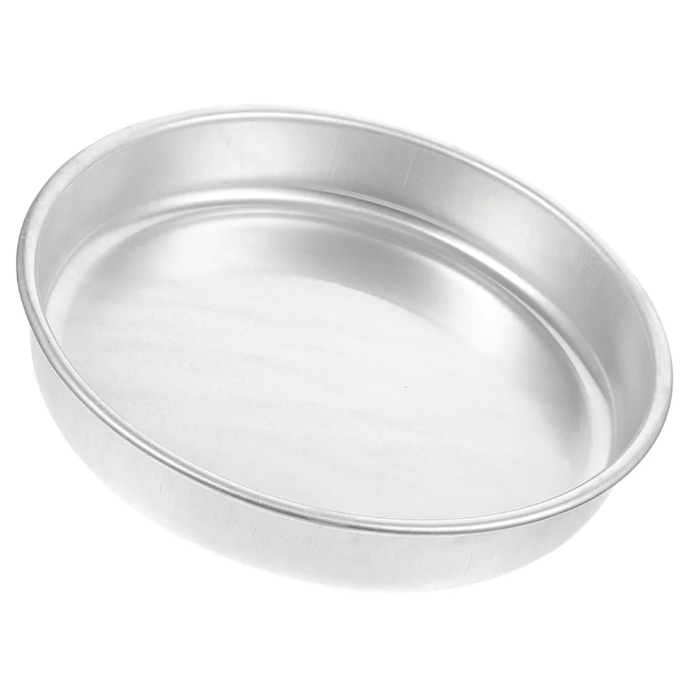 

Metal Round Tray Multifunctional Baking Pie Pans Oven Heat-resistant for Kitchen Restaurant Cake