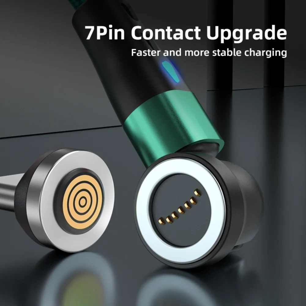 AUFU 5A Magnetic Fast Charging Cable USB Type C Cable For iPhone 15 Samsung Huawei Xiaomi Magnet Charger Wire Cord USB Cable 2M