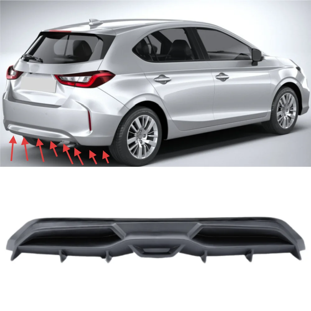 

Для Honda City 2020-2023 хэтчбек задний бампер нижняя губа спойлер в стиле RS