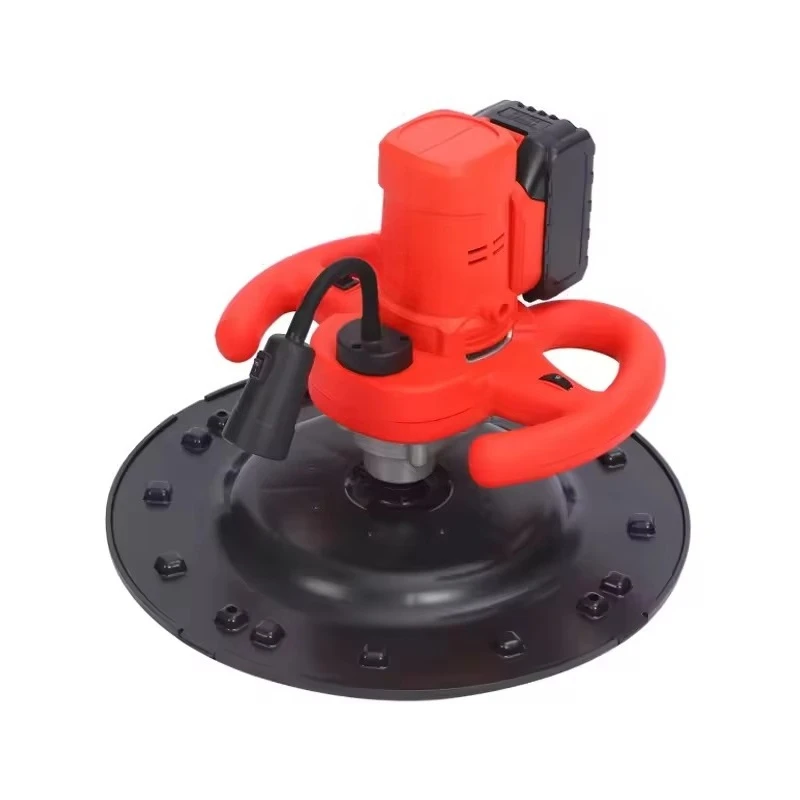 Electric Trowel Machine Pneumatic Smoothing Tool Stable Running Performance Indoor Wall Ground Cement Leveling Construction Work