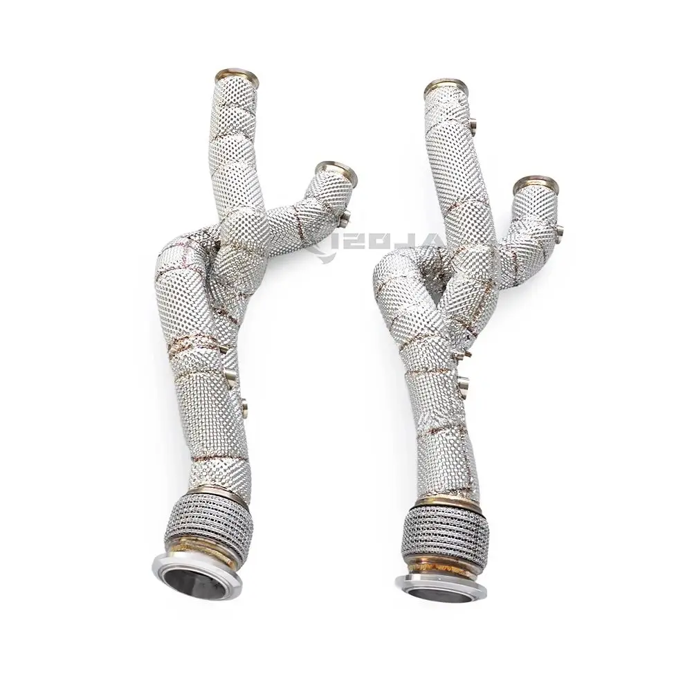 Выхлопная труба для Lamborghini Aventador SVJ LP700 LP740 LP750 2019, высокопроизводительная выхлопная труба с изолированным глушителем Выхлопная труба для Lamborghini Aventador SVJ LP700 LP740 LP750 2019, высокопроизводительная выхлопная труба с изолированным глушителем