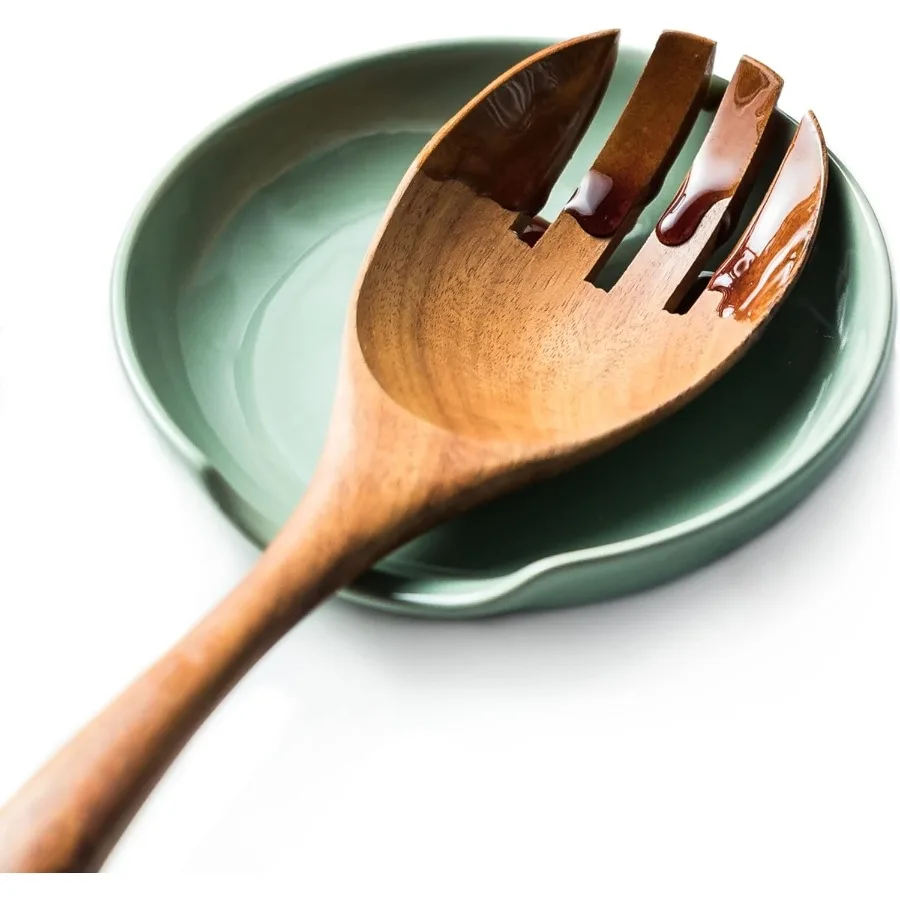 

LYEOBOH Spoon Rest for Stove Top Spoon Holder Large Ceramic Spoon Rest for Kitchen Counter 5 Ihes Cng Spoon Rest for Spoon Ladl