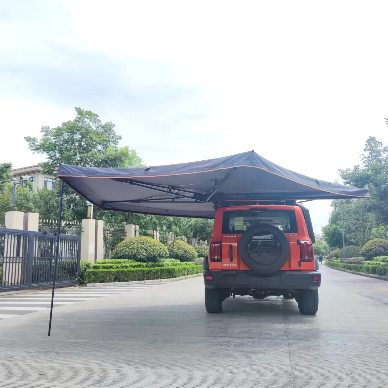 OEM/ODM truck car roof tent side 270 degree 4x4 car awnings for right or left 270 to camping