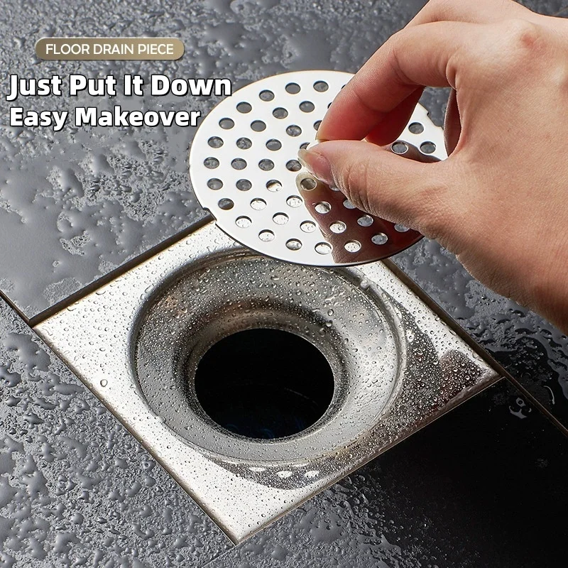 1pc Stainless Steel Kitchen Floor Drains Net Cover Hair Catcher Round Drain Filter Sink Hole Shower Stopper Bathroom Hardware