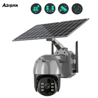 HD 3MP Outdoor 4G Solar Camera WIFI PTZ Cloud Storage PIR Motion Detection Battery CCTV Wireless Surveillance Night Vision Camer