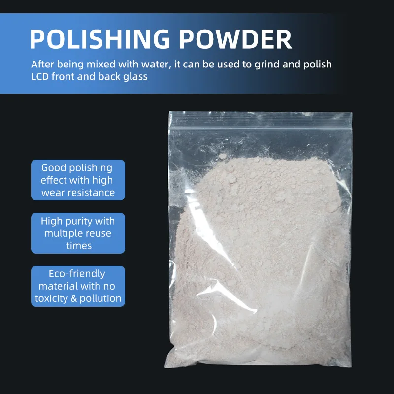 

Pink Polishing Powder For Front Screen and Back Glass Scratch Romoving with Polisher Machine 500g