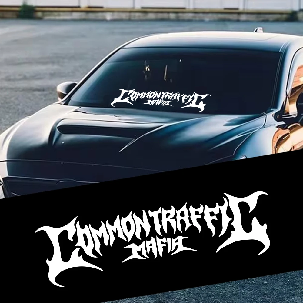 زجاج سيارة راية الرسومات النافذة الخلفية المرور المشترك المافيا سباق المشارب شارات الفينيل شاحنة الجسم ملصق اكسسوارات الديكور