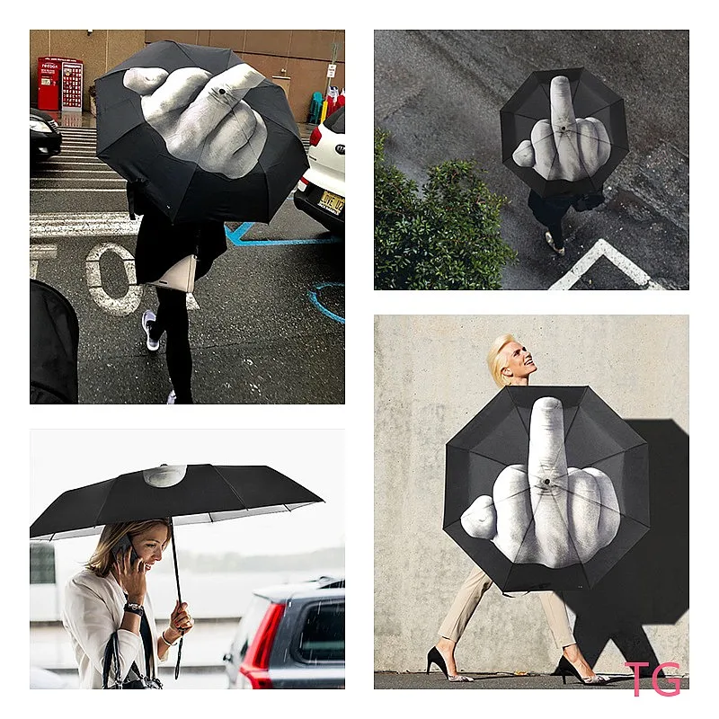 creative-middle-finger-foldable-umbrella-silver-coating-uv-sun-rain-portable-student-parasol