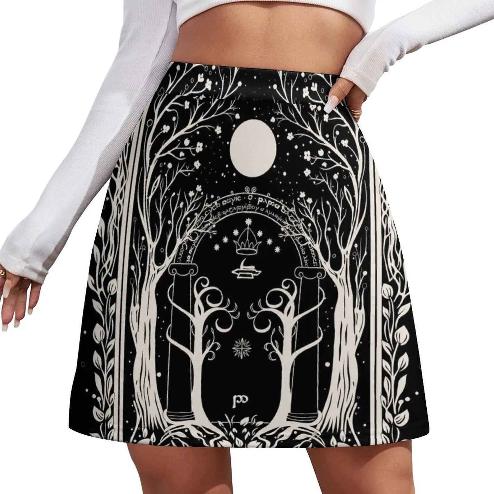 

Fantasy Gate to Moria Mini Skirt skirt sets rave outfits for women Women clothing modest skirts for women Mini Skirt