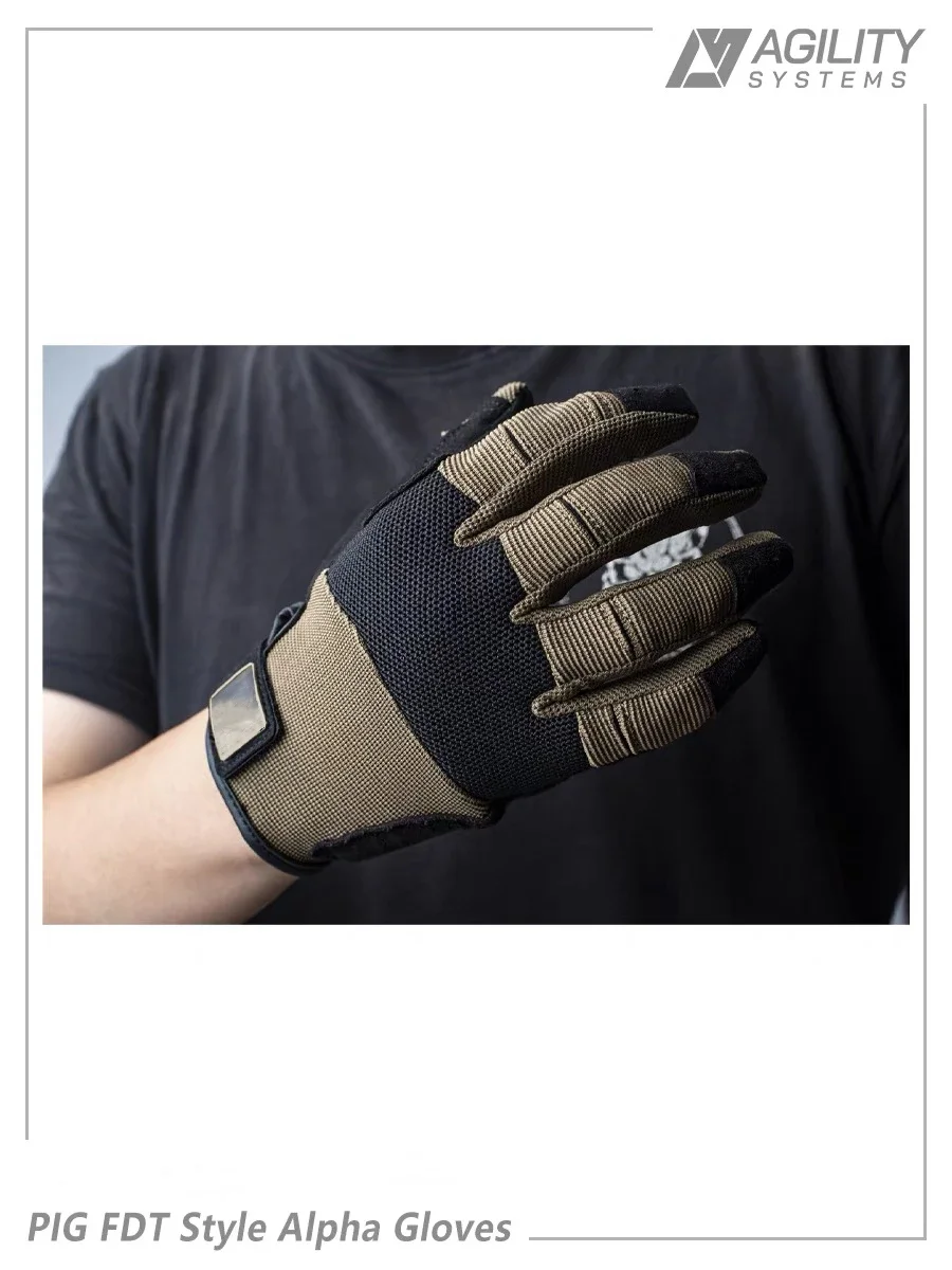 Pig FDT style gloves for outdoor camping riding Breathable lightweight non-slip touch screen