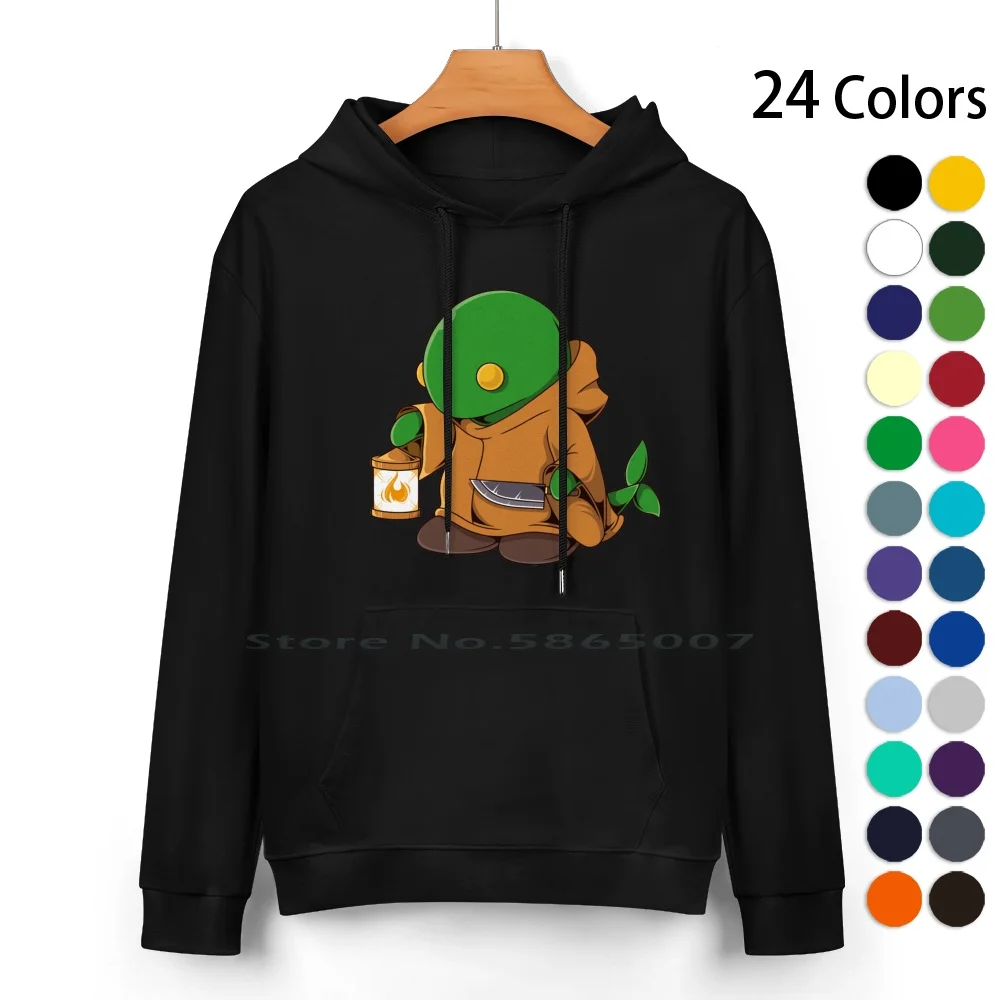 

Tonberry Chef's Knife Pure Cotton Hoodie Sweater 24 Colors Ffxiv Final Fantasy Xiv Mmorpg Retro Distressed Tonberry Tonberries