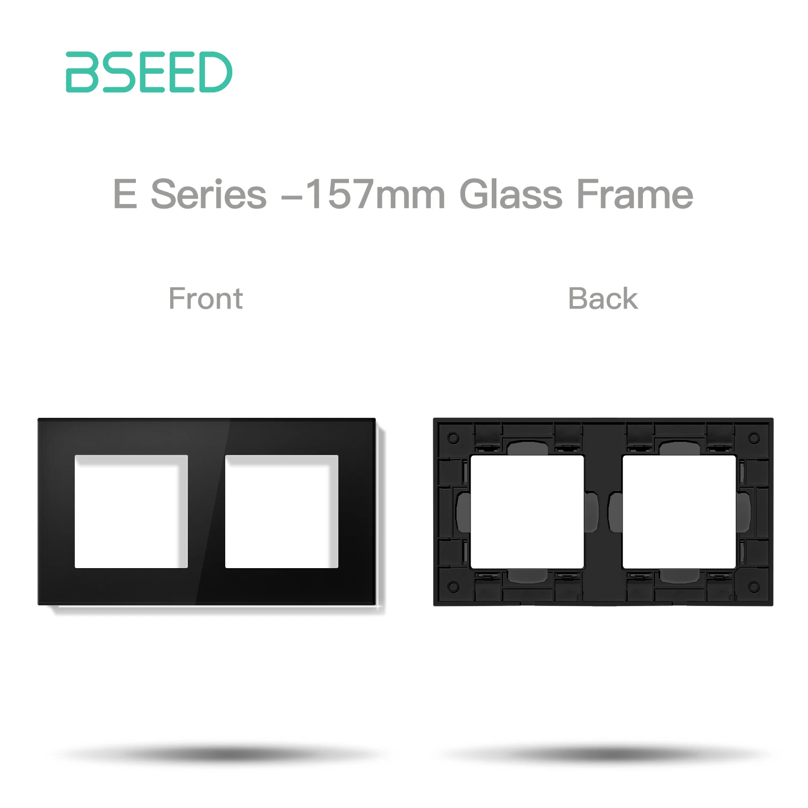 BSEED 1/2/3-fach Schaltermodule, Drucktastenschalter mit Anzeigeleuchte, DIY-Kombinations-Wandsteckdosen, E-Serie, 86mm