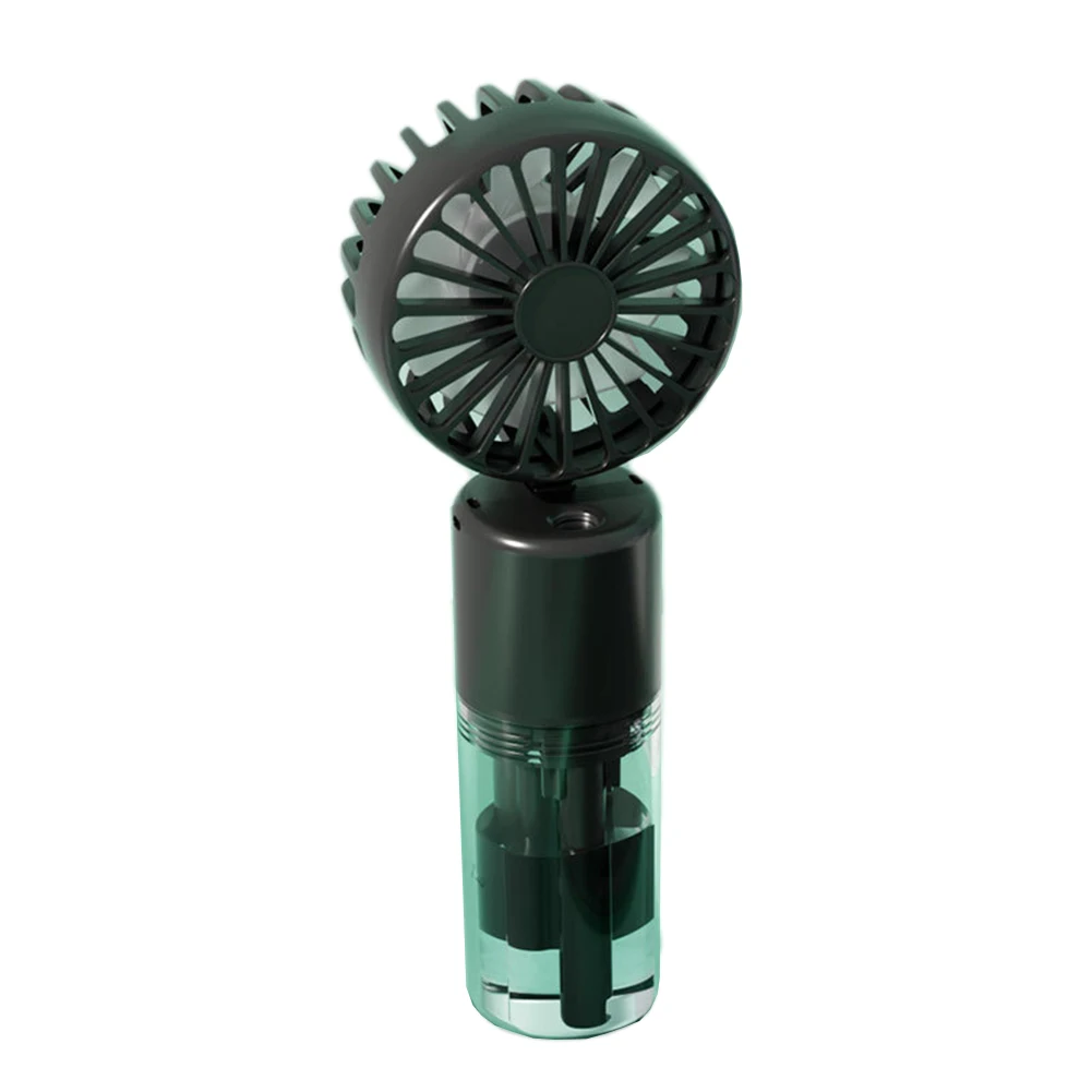 Portable Handheld Fan Mini Humidifier Fan Mist Cooler -=Cooling SprayHumidifierFan Neck Desk Fan 4 Speed Adjustable Fan
